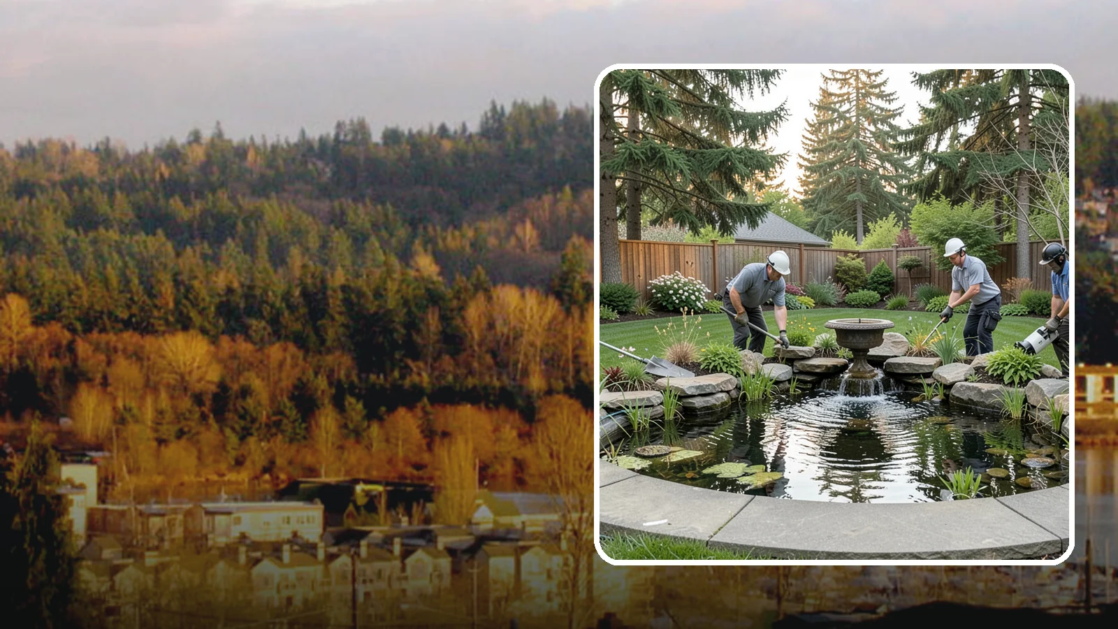 Garden Pond Installation in Kenmore, King County, WA - Beautiful garden ponds with plants and circulation that create a living, tranquil ecosystem in your yard.