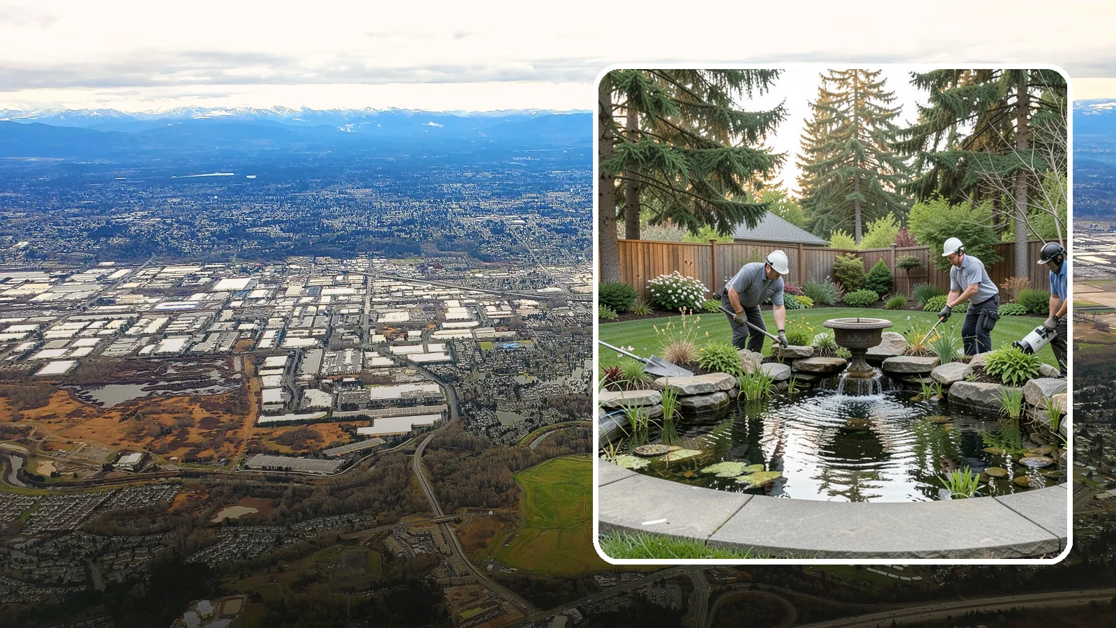 Garden Pond Installation in Kent, King County, WA - Beautiful garden ponds with plants and circulation that create a living, tranquil ecosystem in your yard.