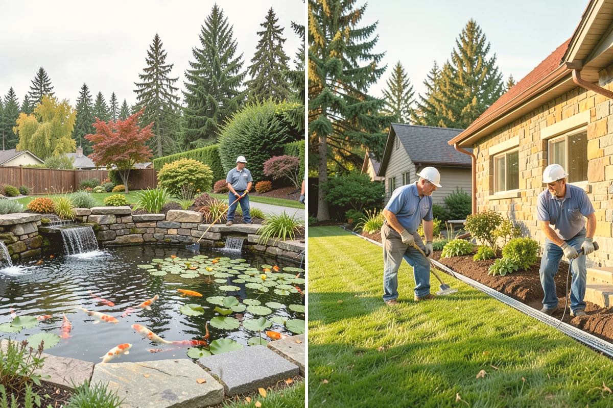 Garden Pond Installation in Kent, King County, WA - Design the pond size, depth, and location