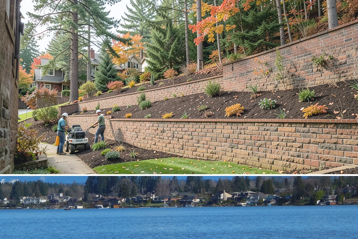 Garden Pond Installation in Lake Stevens, Snohomish County, WA - Best built spring through fall.