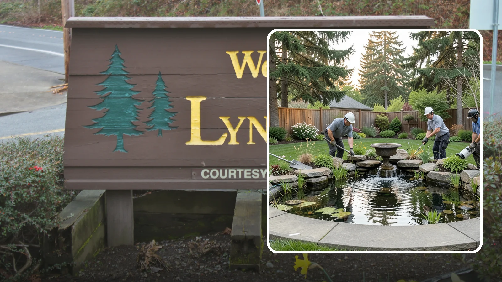 Garden Pond Installation in Lynnwood, Snohomish County, WA - Beautiful garden ponds with plants and circulation that create a living, tranquil ecosystem in your yard.