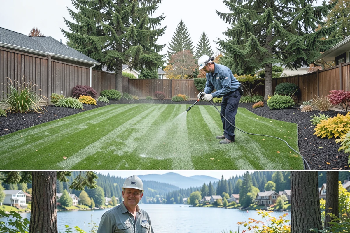Garden Pond Installation in Milton, King County, WA - Best built spring through fall.