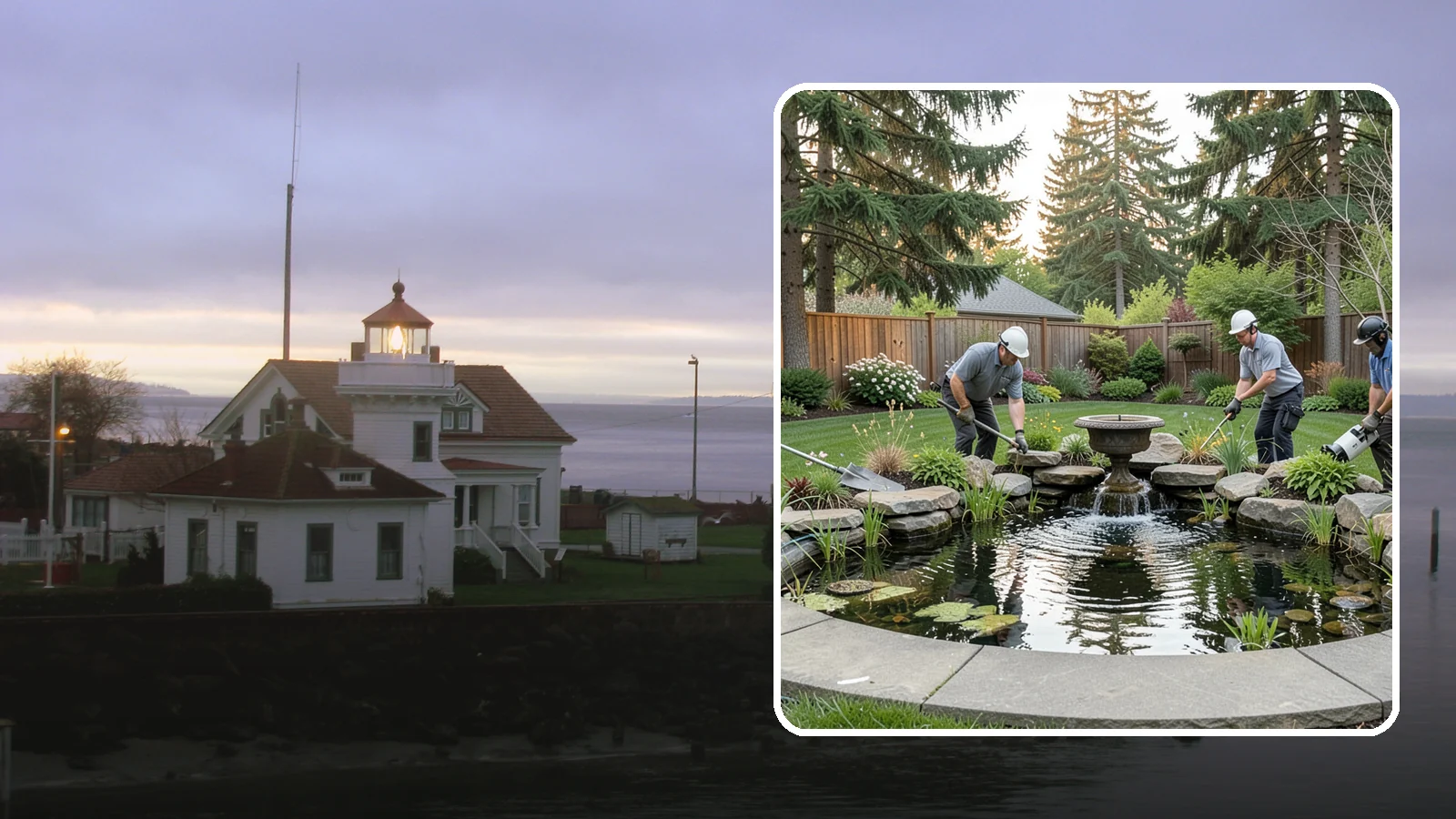 Garden Pond Installation in Mukilteo, Snohomish County, WA - Beautiful garden ponds with plants and circulation that create a living, tranquil ecosystem in your yard.