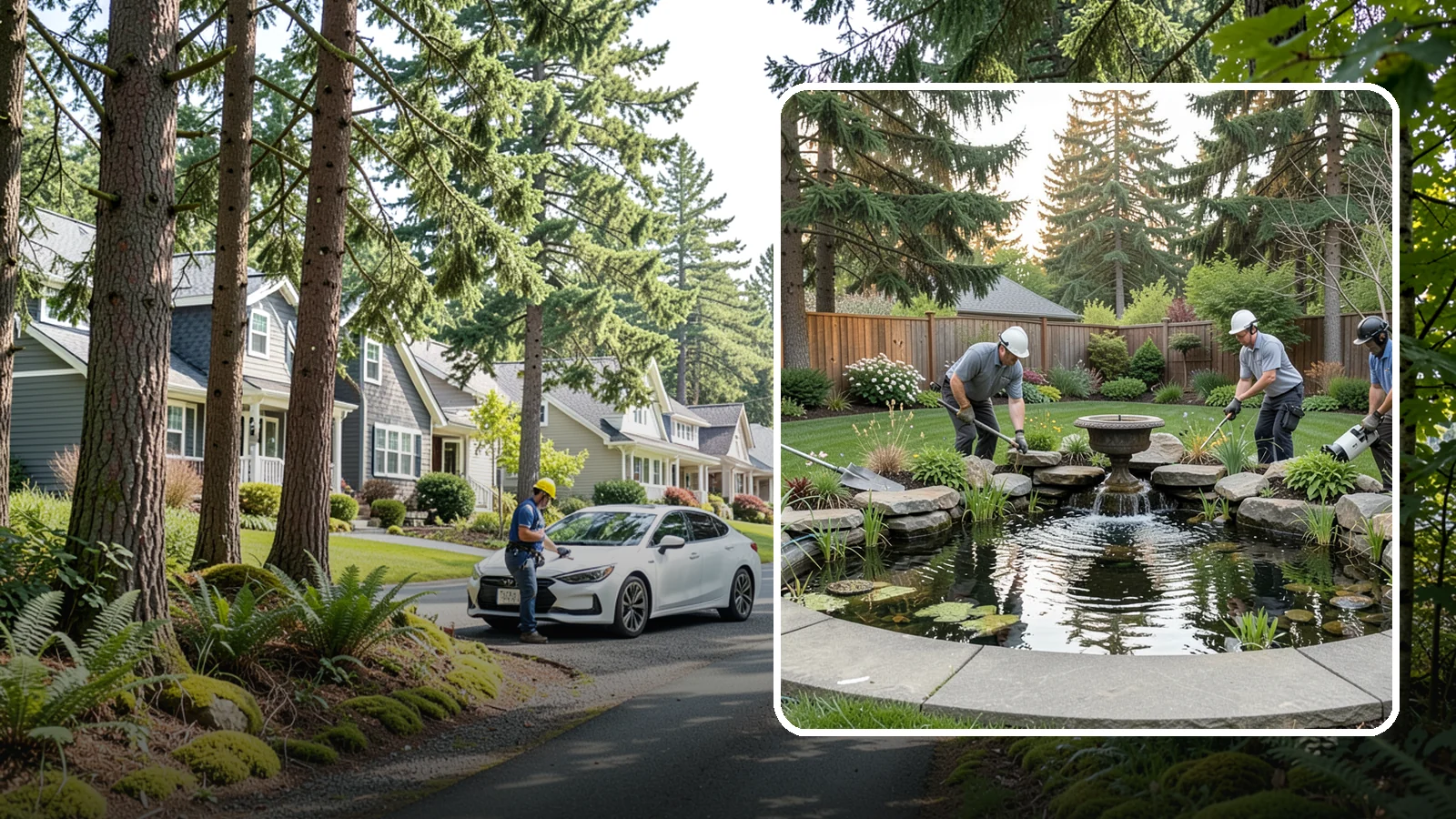 Garden Pond Installation in Normandy Park, King County, WA - Beautiful garden ponds with plants and circulation that create a living, tranquil ecosystem in your yard.