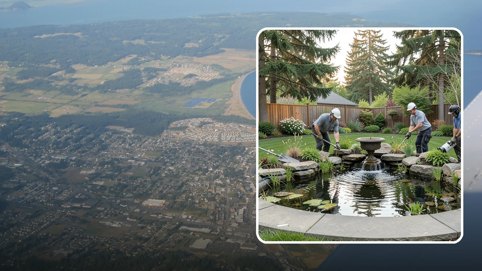 Garden Pond Installation in Oak Harbor, Island County, WA - Beautiful garden ponds with plants and circulation that create a living, tranquil ecosystem in your yard.
