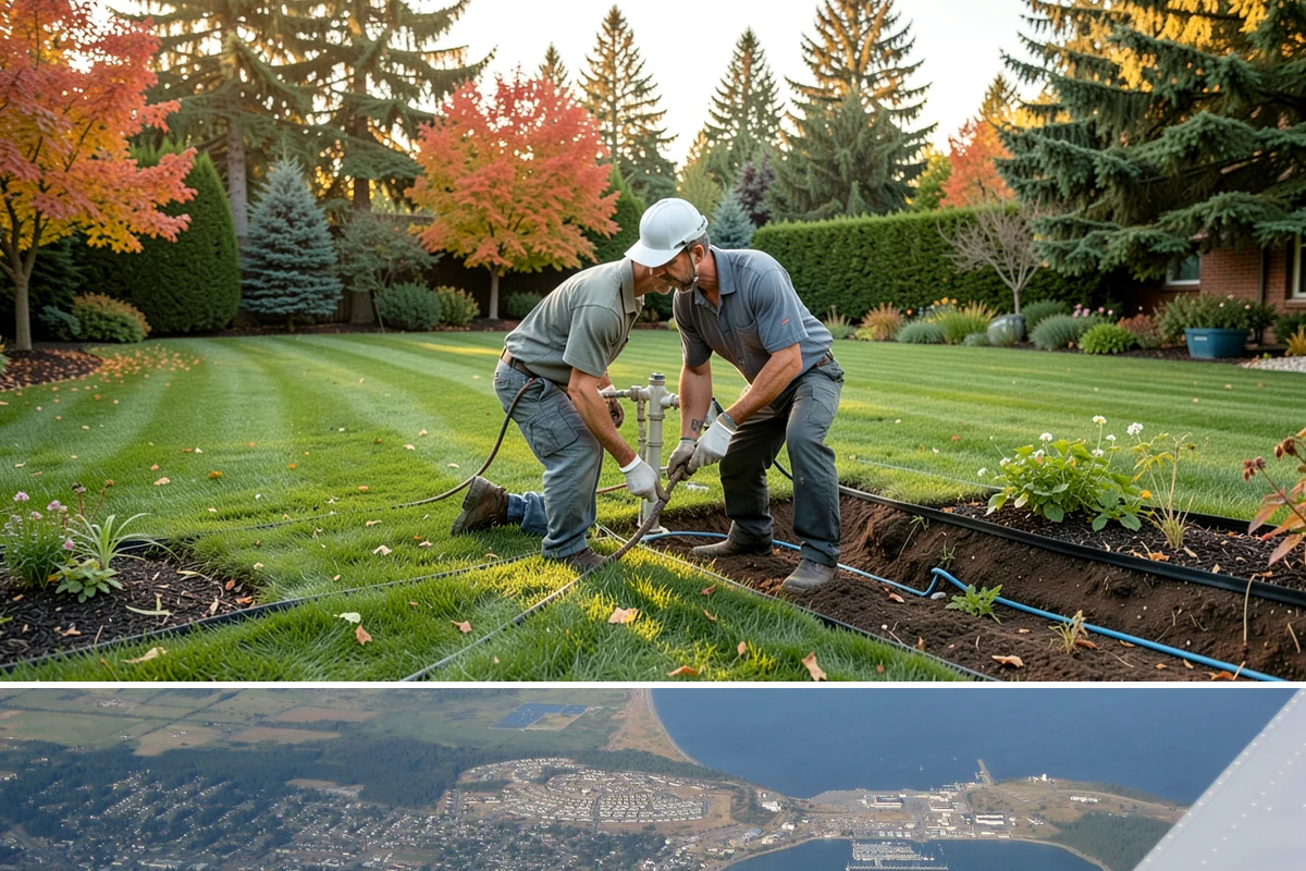 Garden Pond Installation in Oak Harbor, Island County, WA - Best built spring through fall.