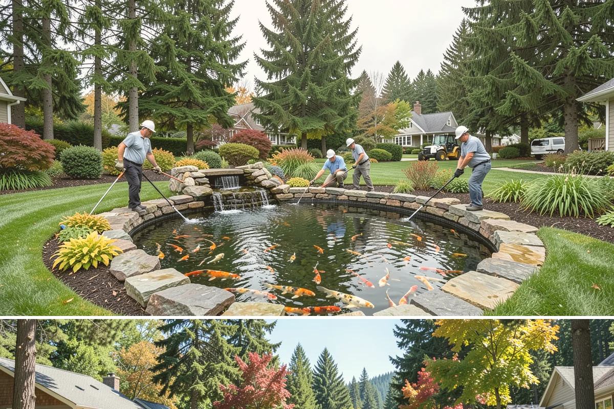 Garden Pond Installation in Orting, Pierce County, WA - Best built spring through fall.