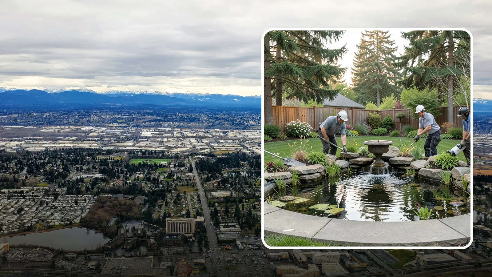 Garden Pond Installation in SeaTac, King County, WA - Beautiful garden ponds with plants and circulation that create a living, tranquil ecosystem in your yard.