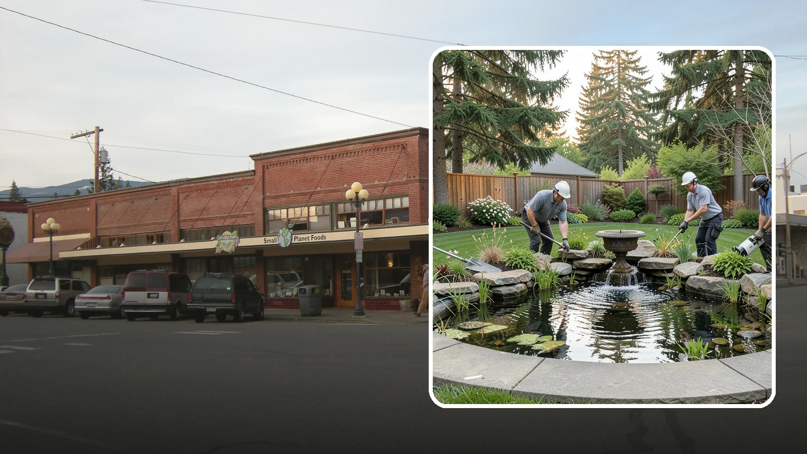 Garden Pond Installation in Sedro-Woolley, Skagit County, WA - Beautiful garden ponds with plants and circulation that create a living, tranquil ecosystem in your yard.