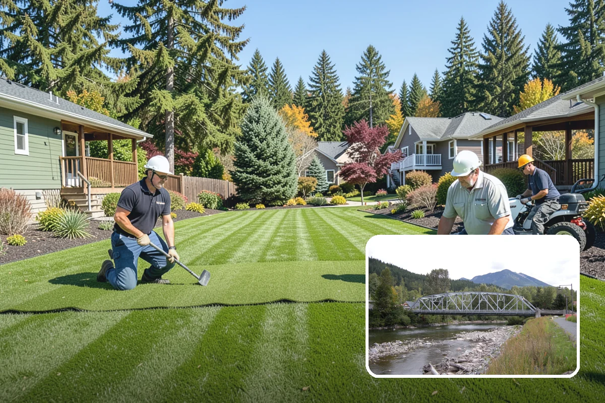 Garden Pond Installation in Skykomish, King County, WA - A living, tranquil water garden