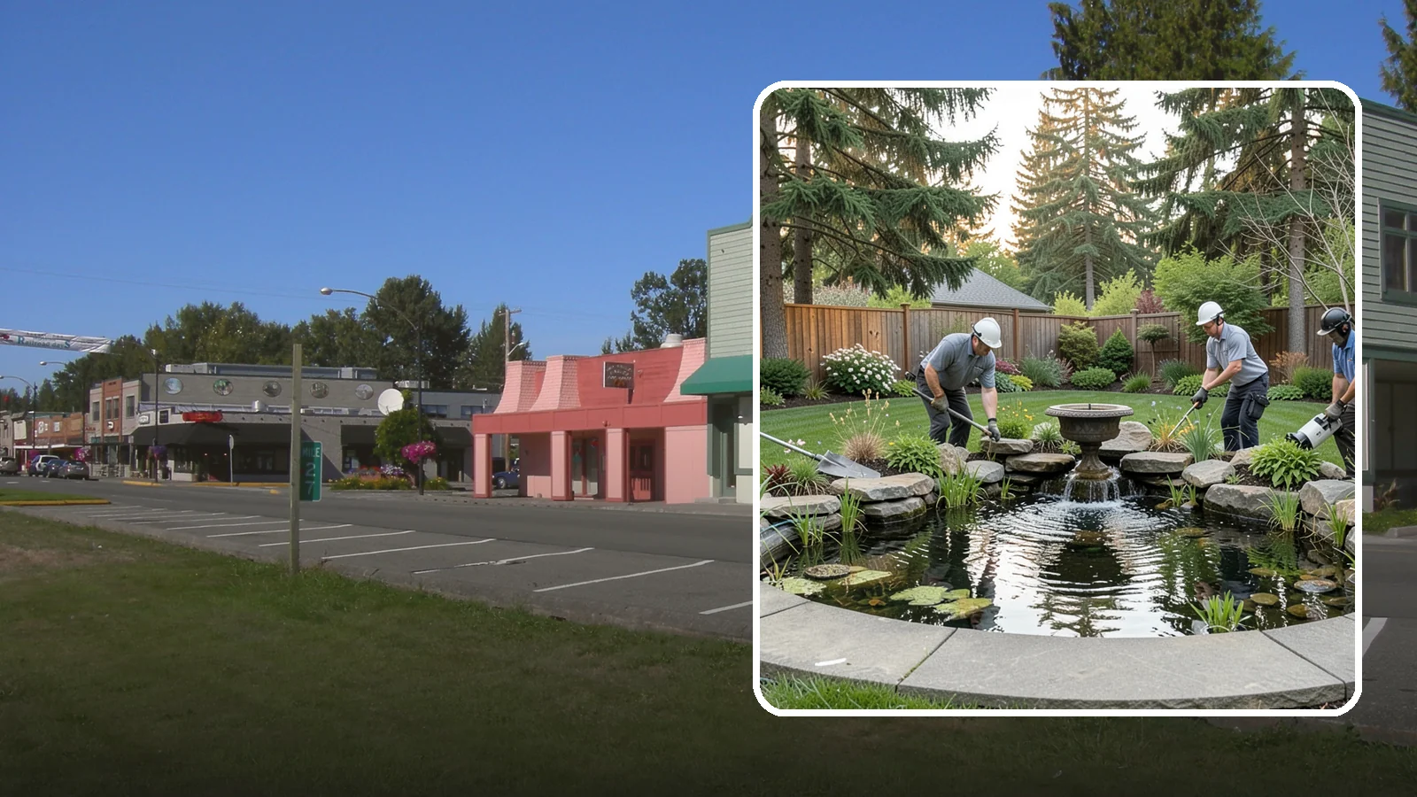 Garden Pond Installation in Snoqualmie, King County, WA - Beautiful garden ponds with plants and circulation that create a living, tranquil ecosystem in your yard.