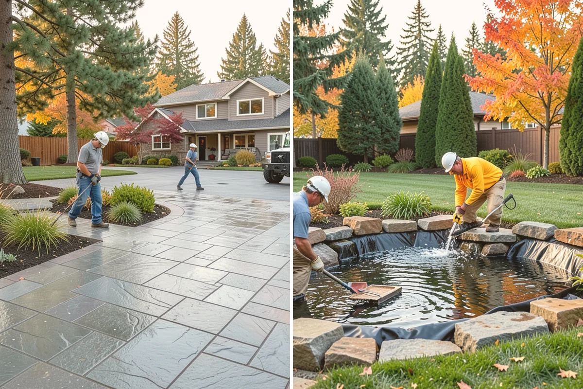 Garden Pond Installation in Stanwood, Snohomish County, WA - Design the pond size, depth, and location