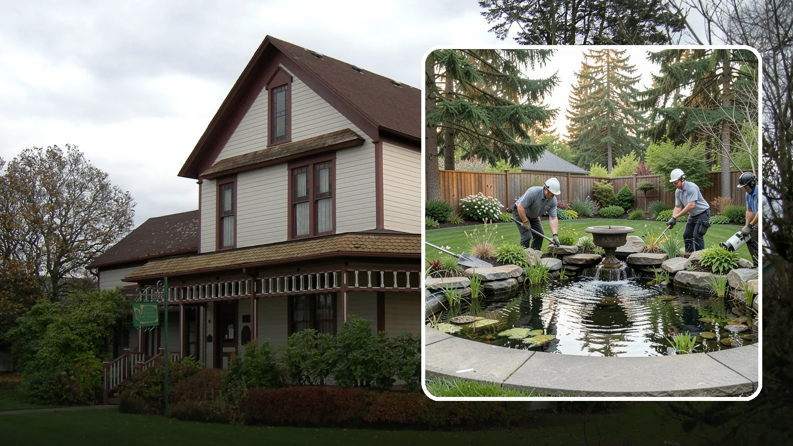 Garden Pond Installation in Sumner, Pierce County, WA - Beautiful garden ponds with plants and circulation that create a living, tranquil ecosystem in your yard.