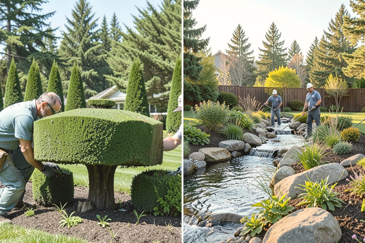 Garden Pond Installation in Tukwila, King County, WA - Design the pond size, depth, and location