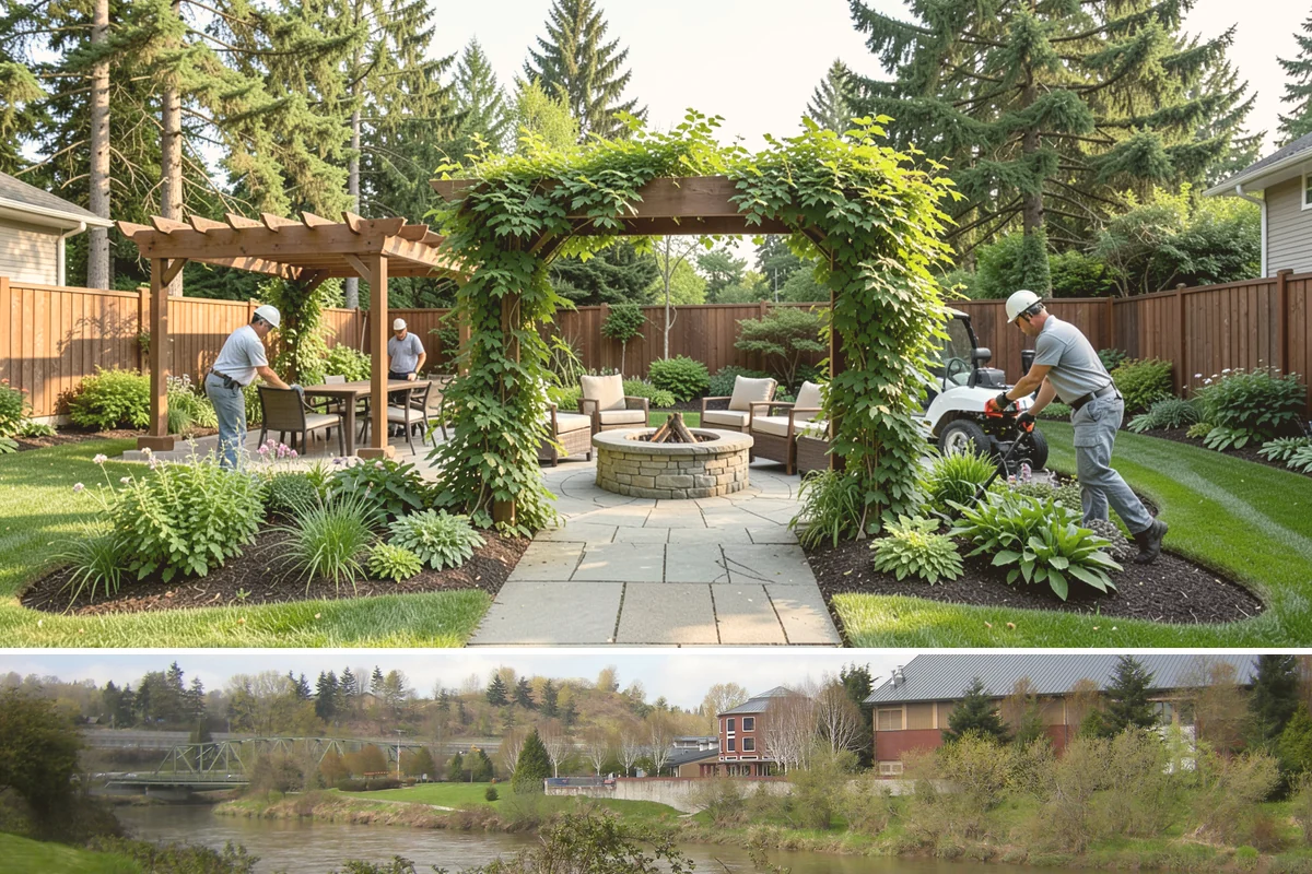 Garden Pond Installation in Tukwila, King County, WA - Best built spring through fall.