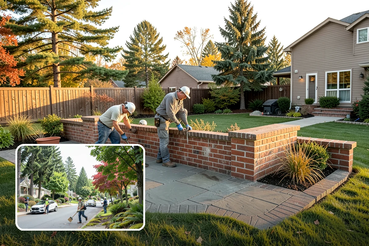 Garden Stairs in Beaux Arts Village, King County, WA - Makes sloped yards safe and usable