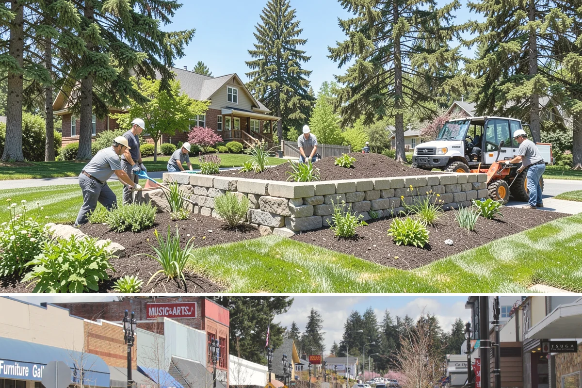 Garden Stairs in Bothell, King County, WA - Best built spring through fall.