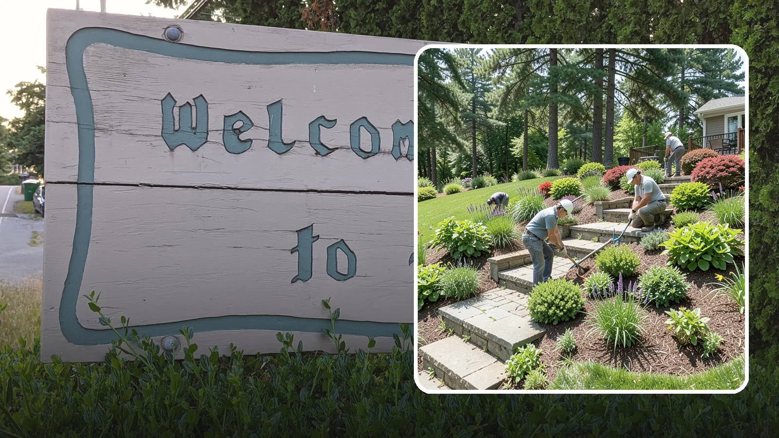Garden Stairs in Brier, Snohomish County, WA - Custom garden stairs in stone, timber, or pavers that make sloped landscapes safe and accessible.