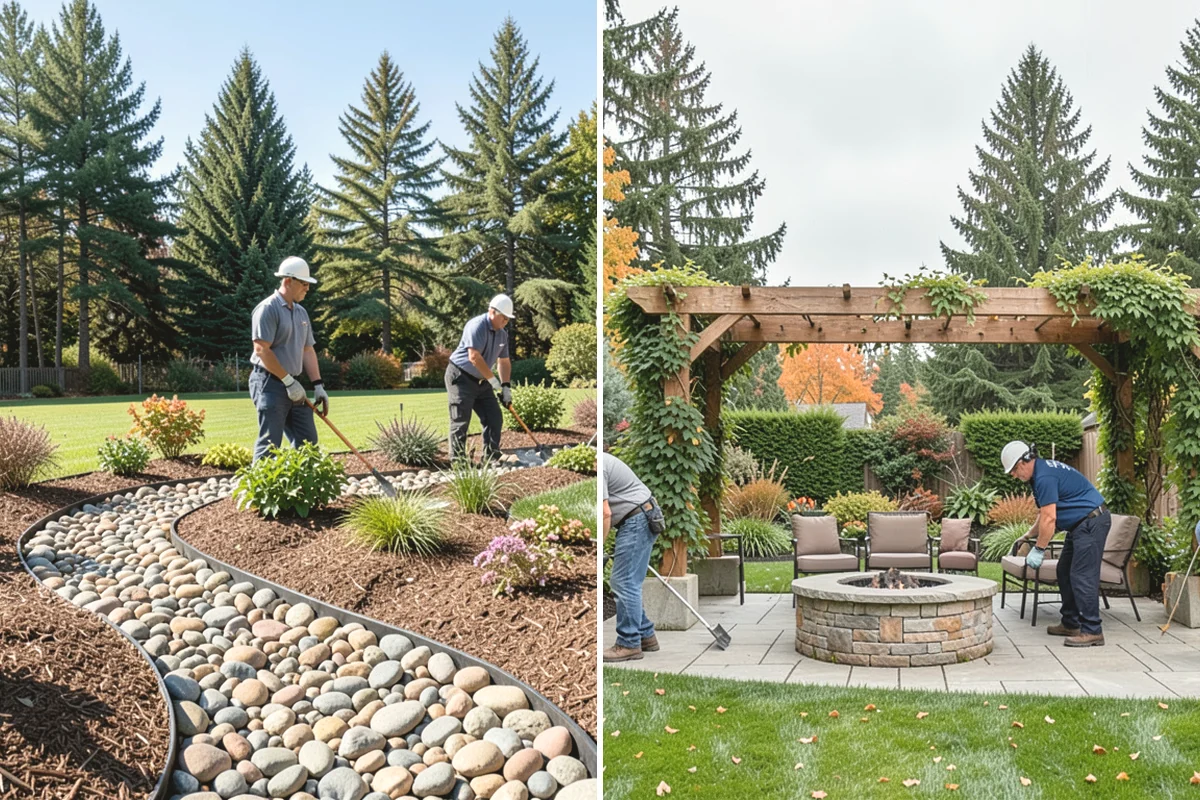 Garden Stairs in Burlington, Skagit County, WA - Assess the slope and stair path