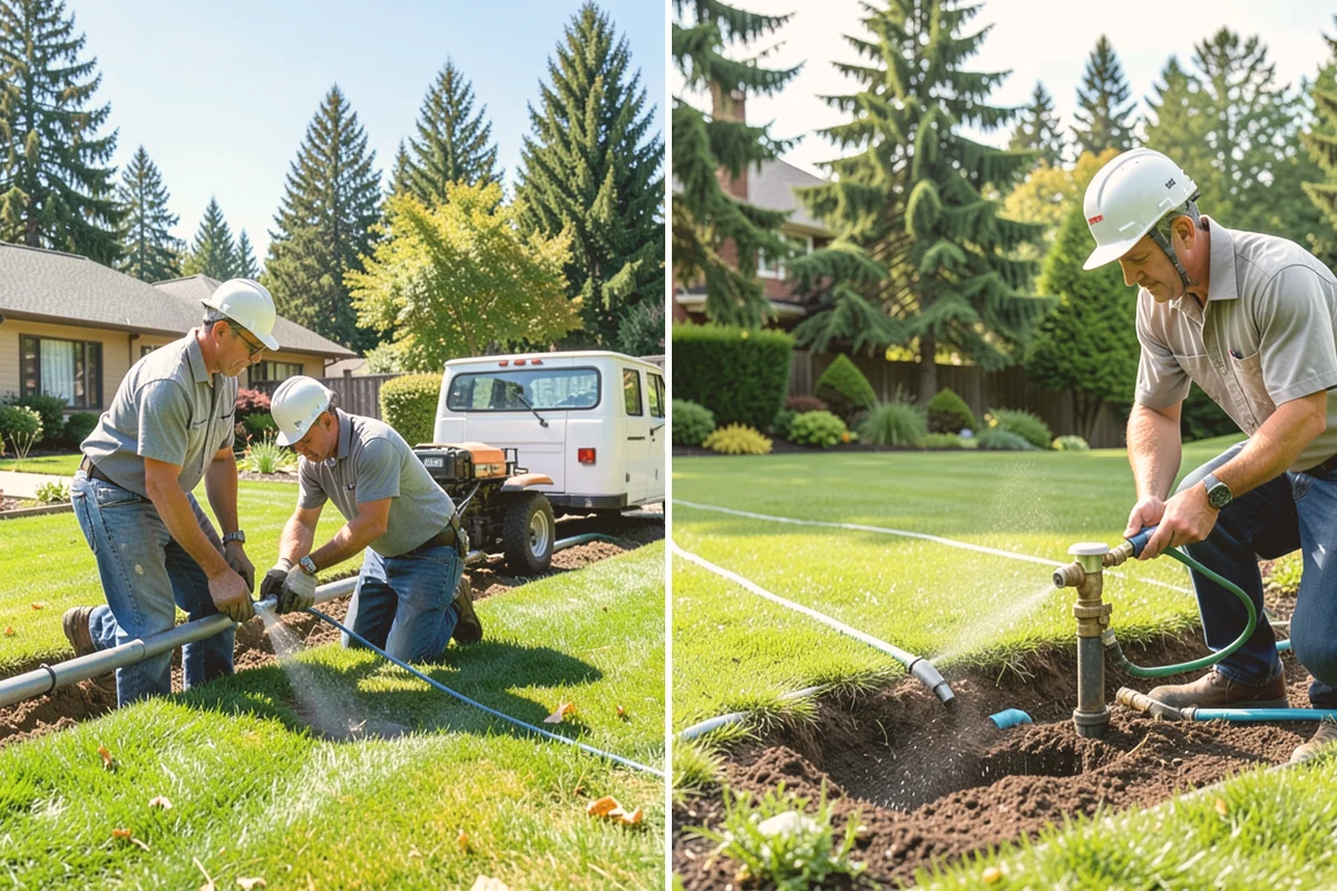 Garden Stairs in Eatonville, Pierce County, WA - Assess the slope and stair path
