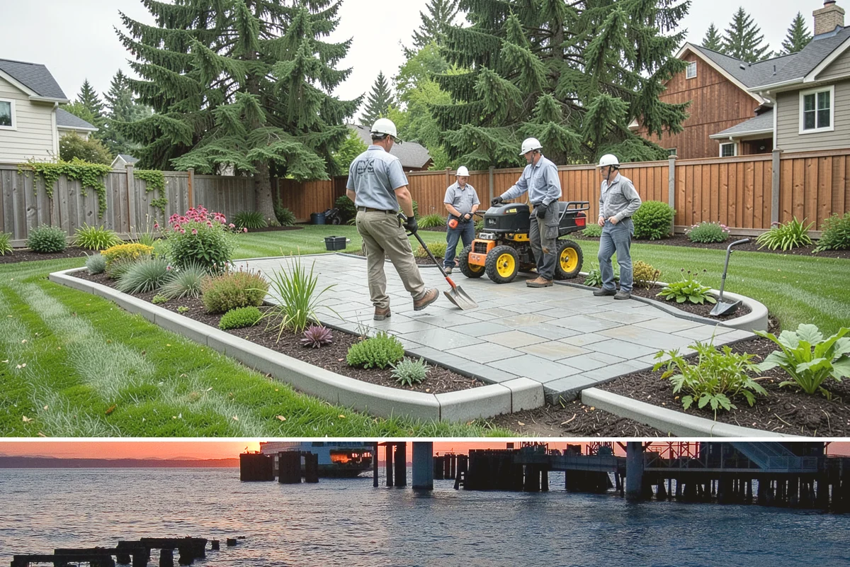 Garden Stairs in Edmonds, Snohomish County, WA - Best built spring through fall.