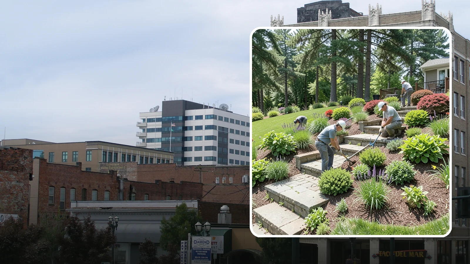 Garden Stairs in Everett, Snohomish County, WA - Custom garden stairs in stone, timber, or pavers that make sloped landscapes safe and accessible.