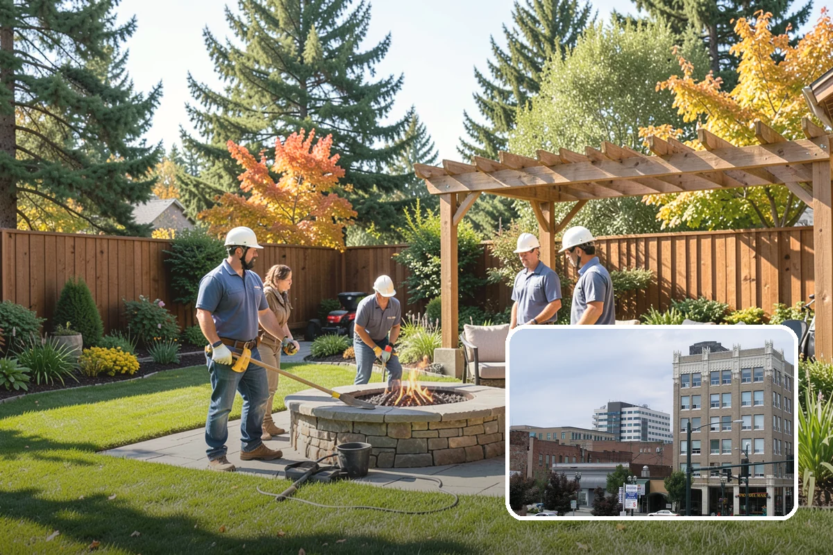 Garden Stairs in Everett, Snohomish County, WA - Makes sloped yards safe and usable