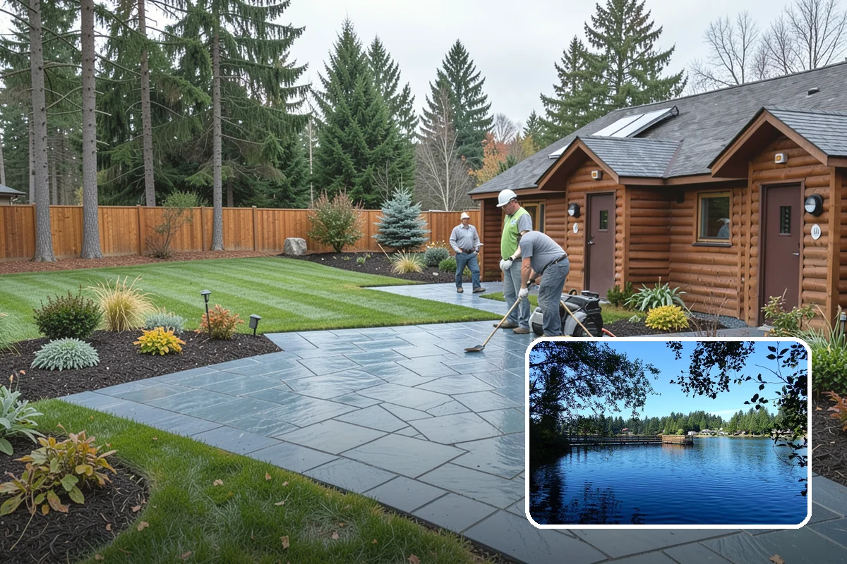 Garden Stairs in Federal Way, King County, WA - Makes sloped yards safe and usable