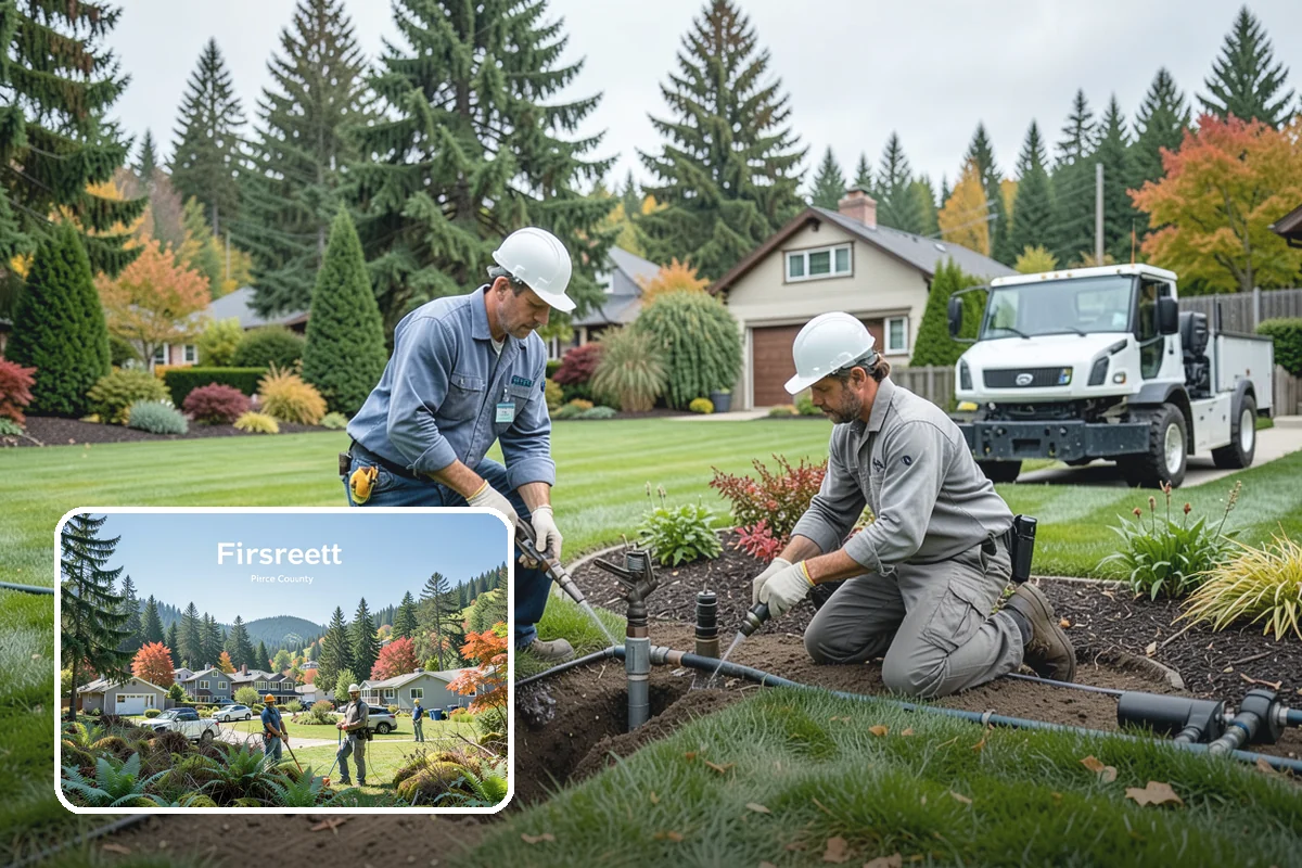 Garden Stairs in Fircrest, Pierce County, WA - Makes sloped yards safe and usable
