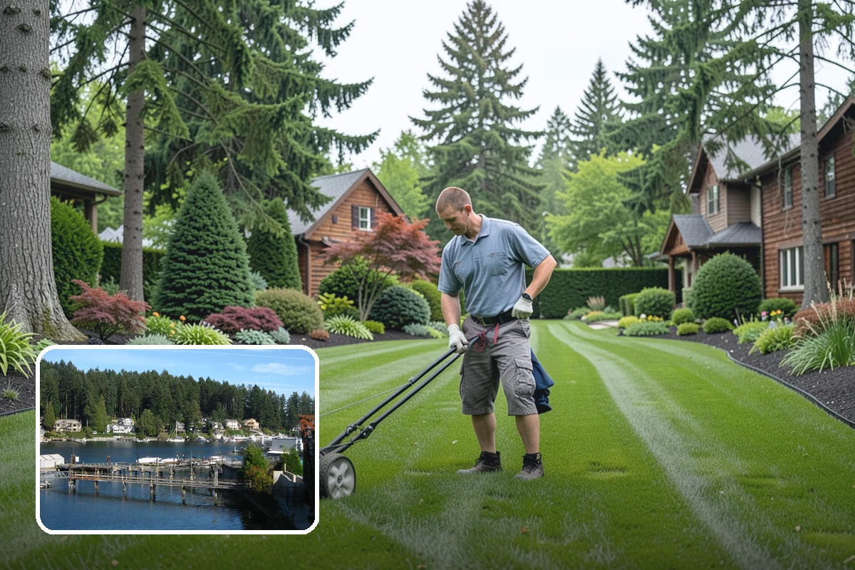 Garden Stairs in Gig Harbor, Pierce County, WA - Makes sloped yards safe and usable