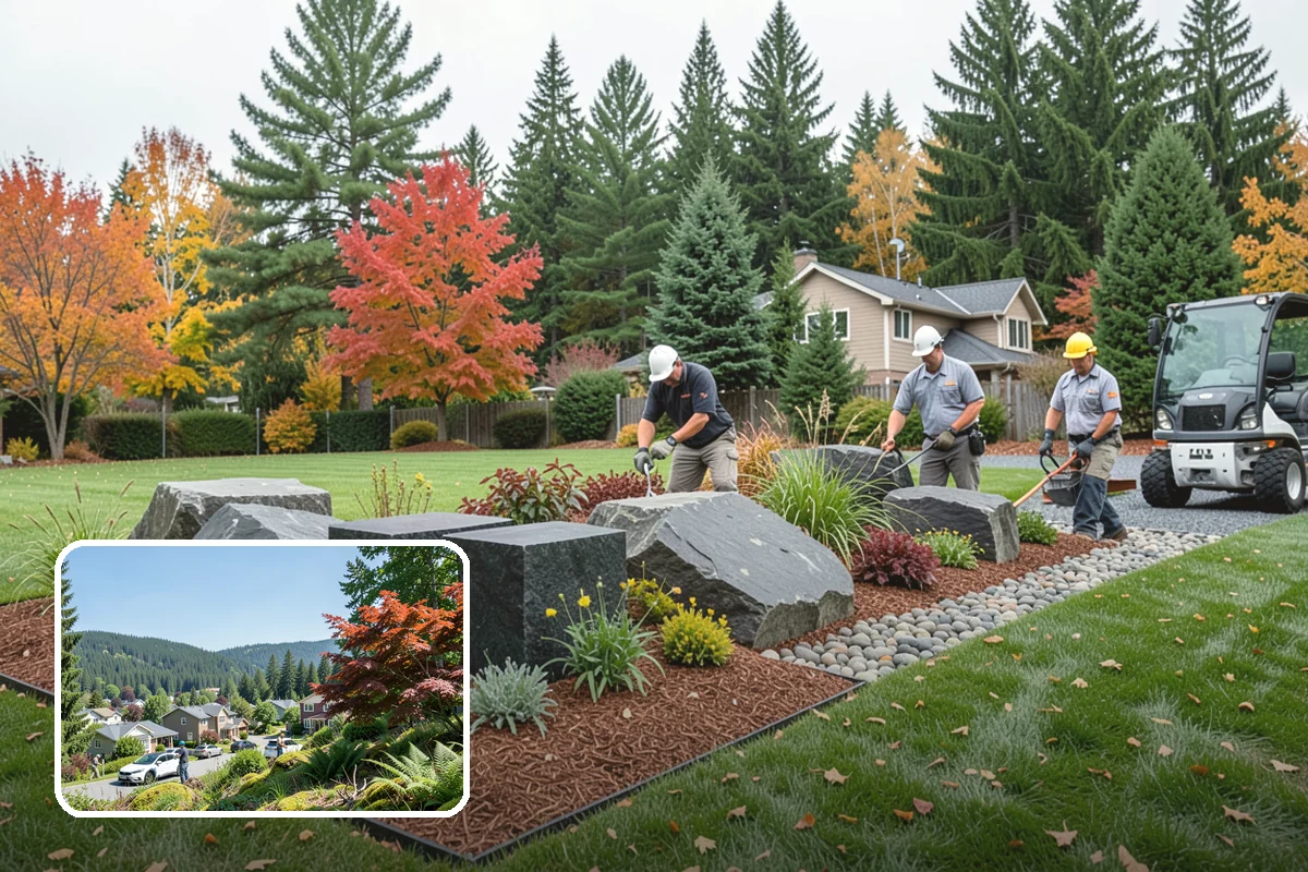 Garden Stairs in Index, Snohomish County, WA - Makes sloped yards safe and usable