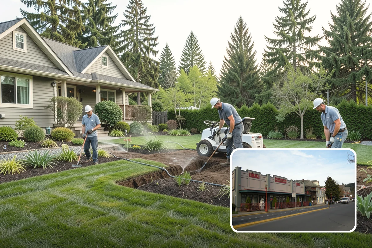 Garden Stairs in Issaquah, King County, WA - Makes sloped yards safe and usable