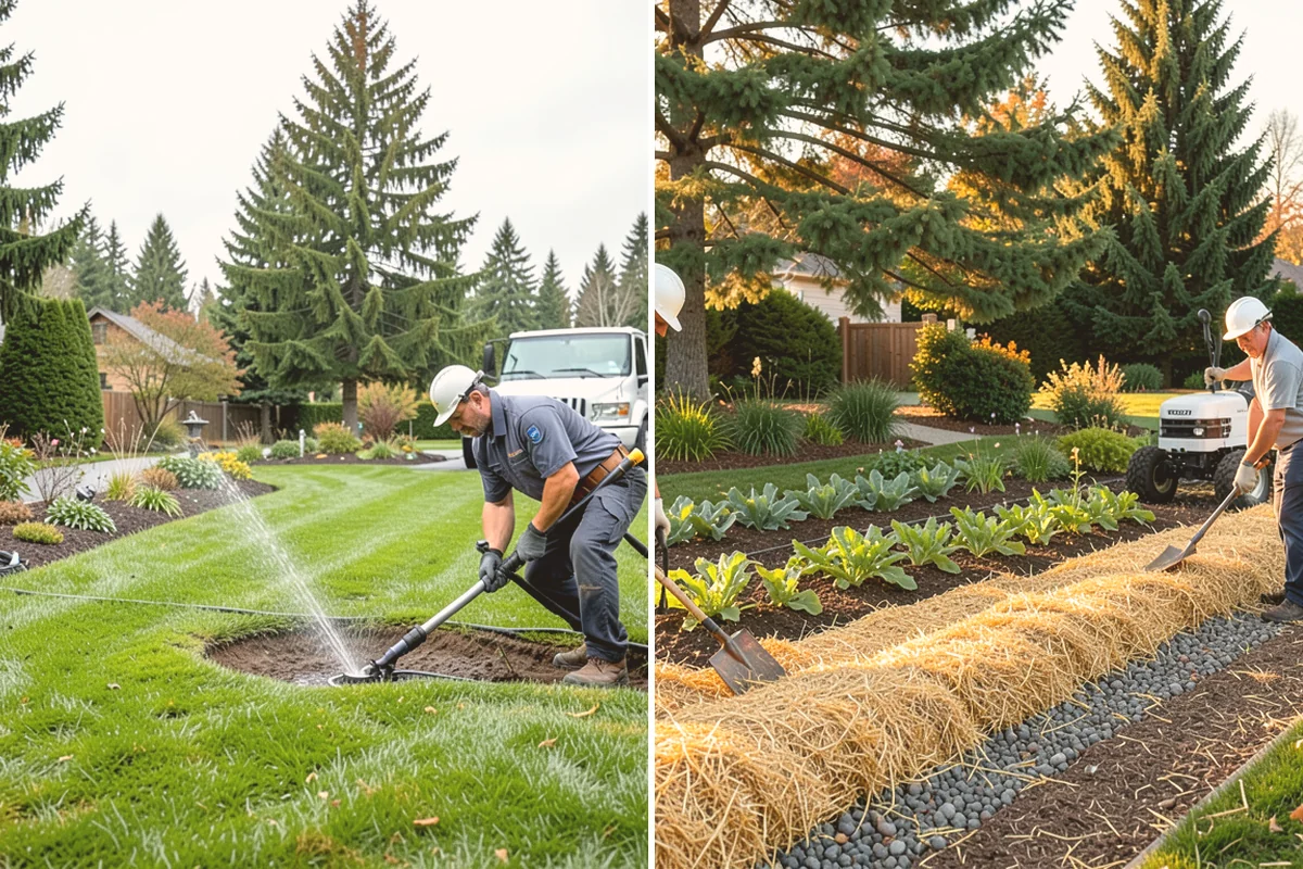 Garden Stairs in Kirkland, King County, WA - Assess the slope and stair path