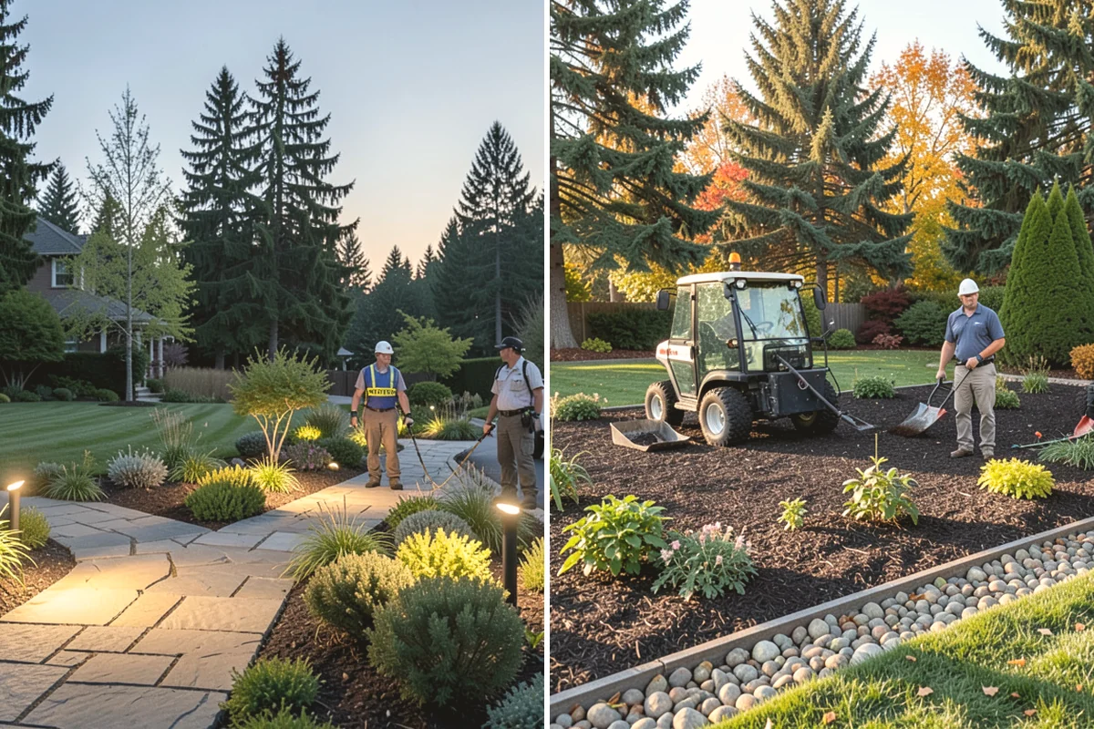 Garden Stairs in La Conner, Skagit County, WA - Assess the slope and stair path