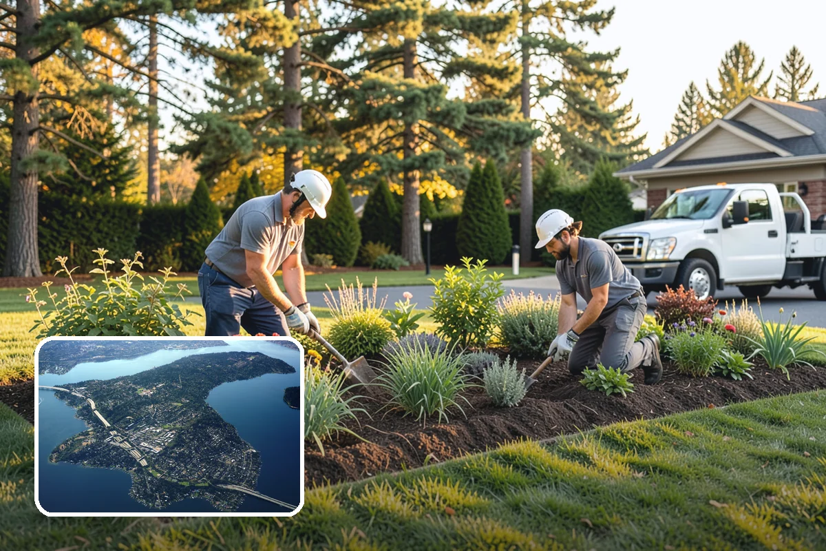 Garden Stairs in Mercer Island, King County, WA - Makes sloped yards safe and usable