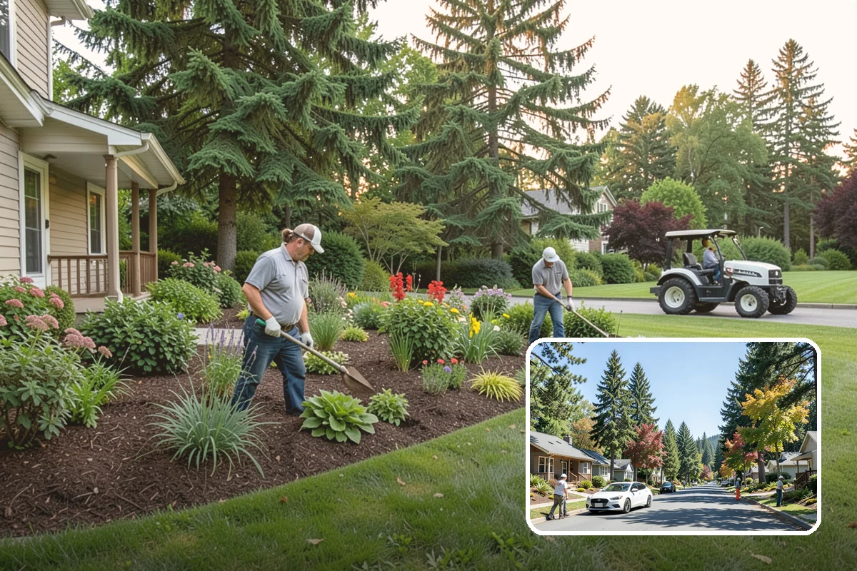 Garden Stairs in Orting, Pierce County, WA - Makes sloped yards safe and usable