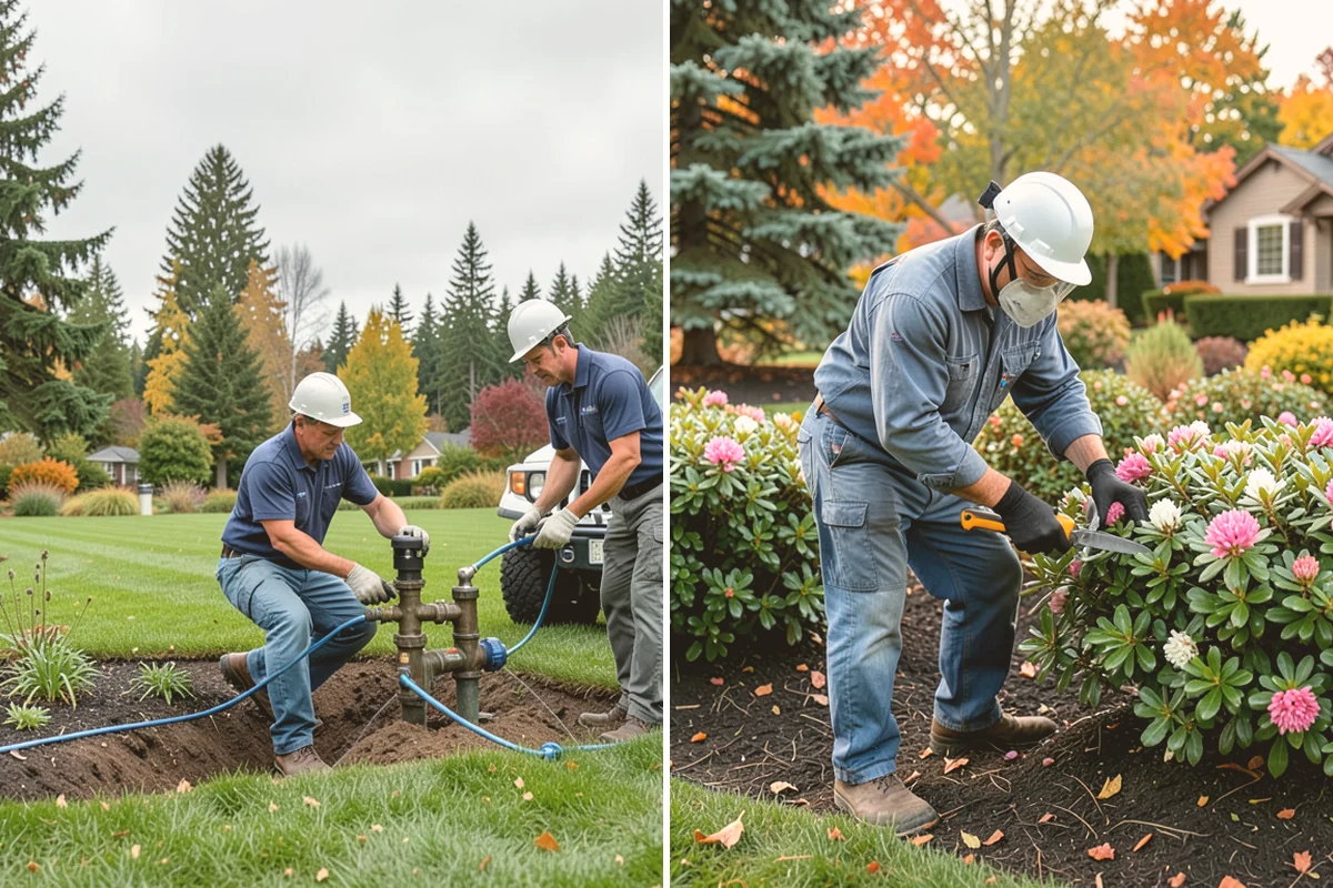 Garden Stairs in Orting, Pierce County, WA - Assess the slope and stair path