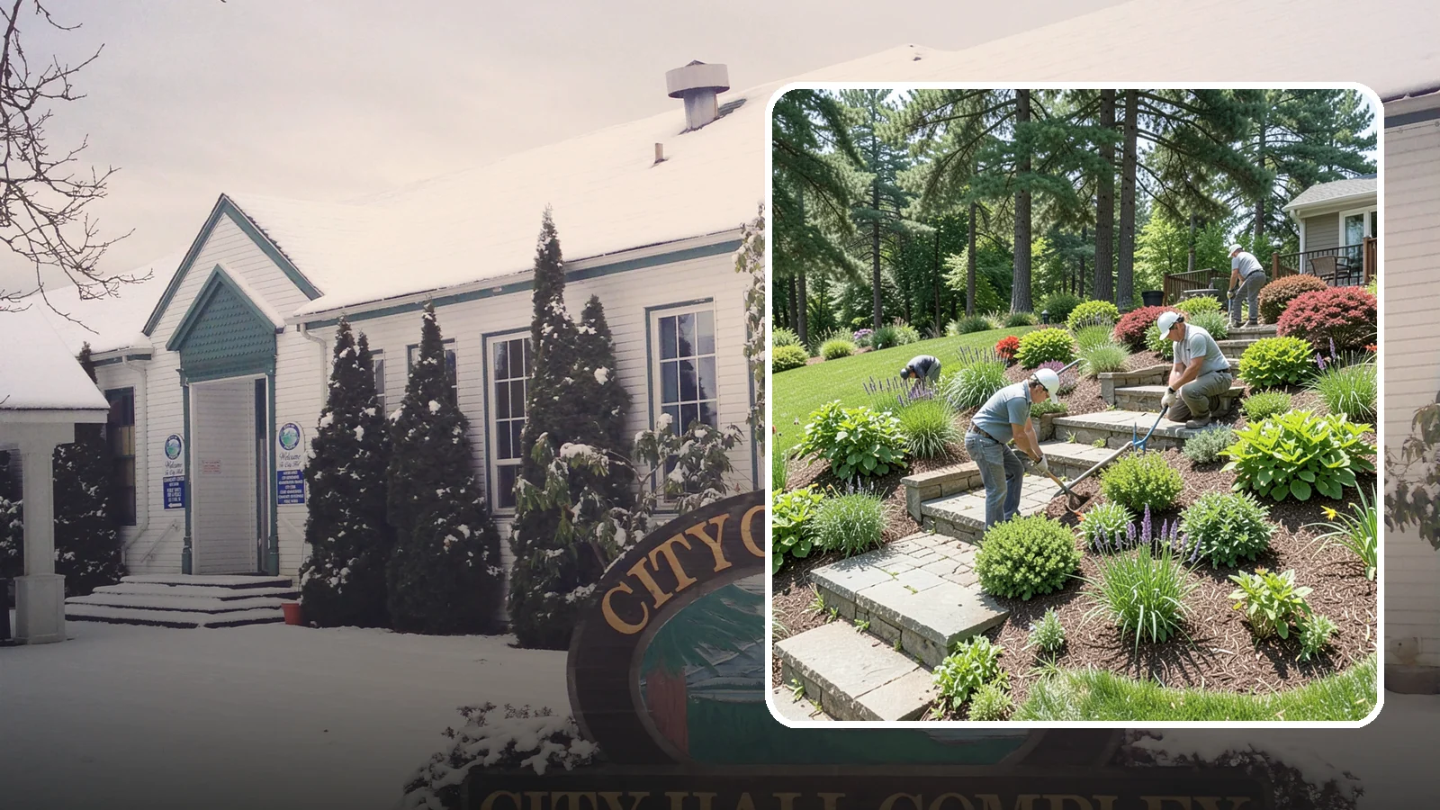 Garden Stairs in Pacific, King County, WA - Custom garden stairs in stone, timber, or pavers that make sloped landscapes safe and accessible.