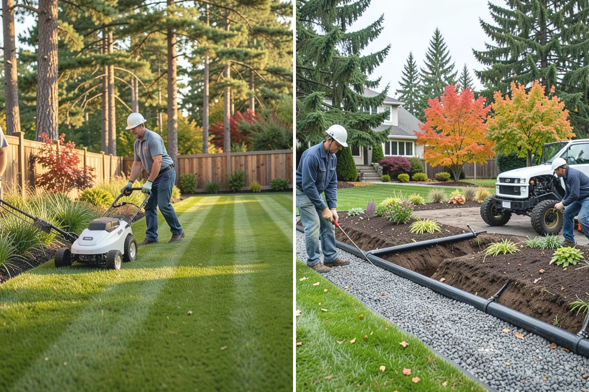 Garden Stairs in South Prairie, Pierce County, WA - Assess the slope and stair path