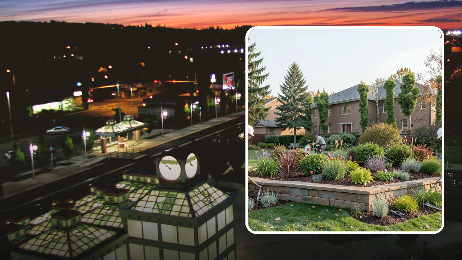 Garden Wall Installation in Auburn, King County, WA - Decorative low garden walls that define beds, add structure, and bring character to the landscape.
