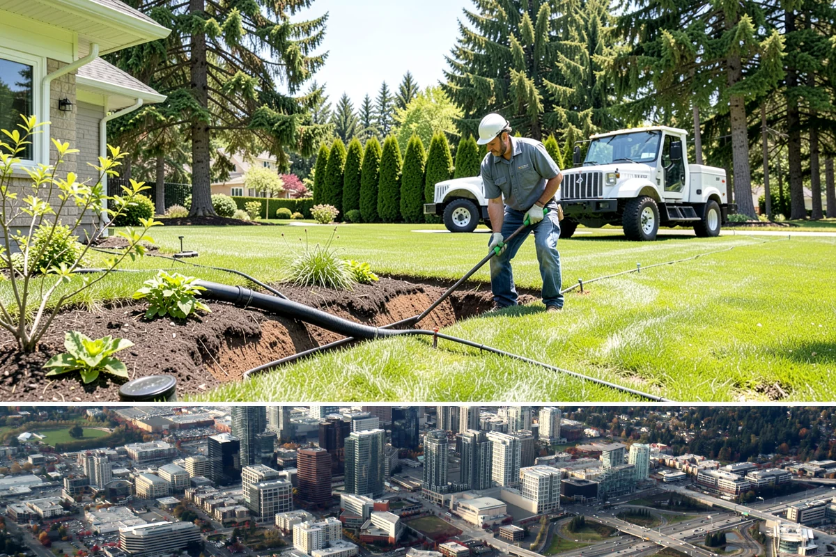 Garden Wall Installation in Bellevue, King County, WA - Best built spring through fall.