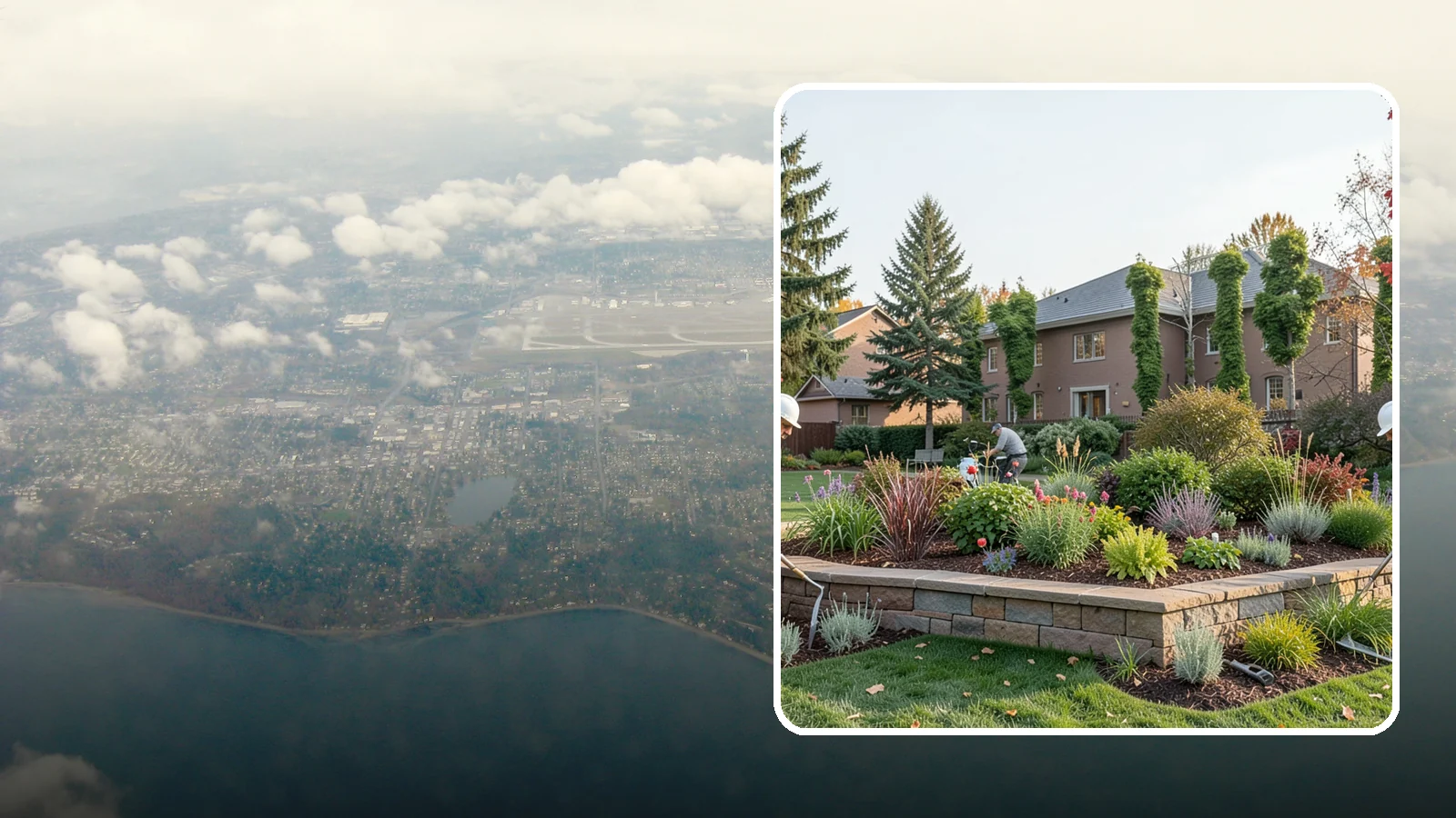 Garden Wall Installation in Burien, King County, WA - Decorative low garden walls that define beds, add structure, and bring character to the landscape.