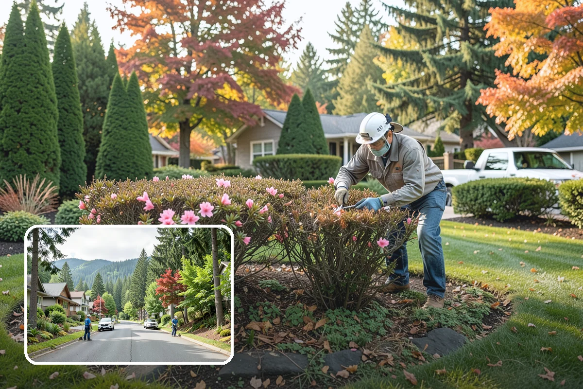 Garden Wall Installation in Darrington, Snohomish County, WA - Defines beds and outdoor spaces