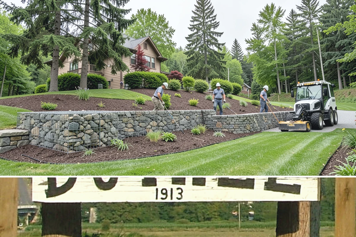 Garden Wall Installation in Duvall, King County, WA - Best built spring through fall.