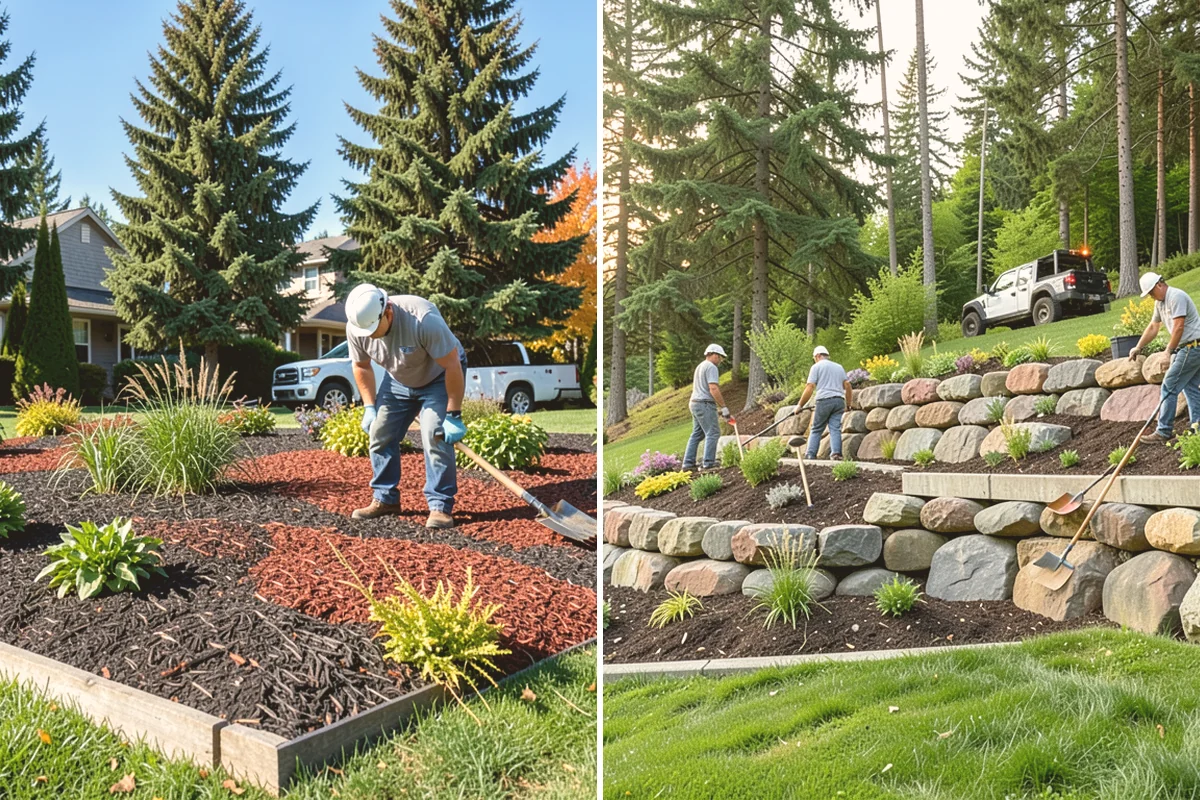 Garden Wall Installation in Eatonville, Pierce County, WA - Design the wall style and layout