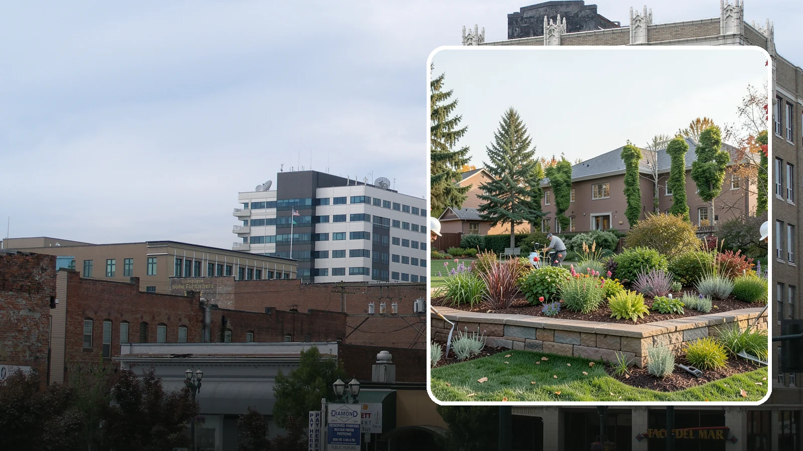 Garden Wall Installation in Everett, Snohomish County, WA - Decorative low garden walls that define beds, add structure, and bring character to the landscape.