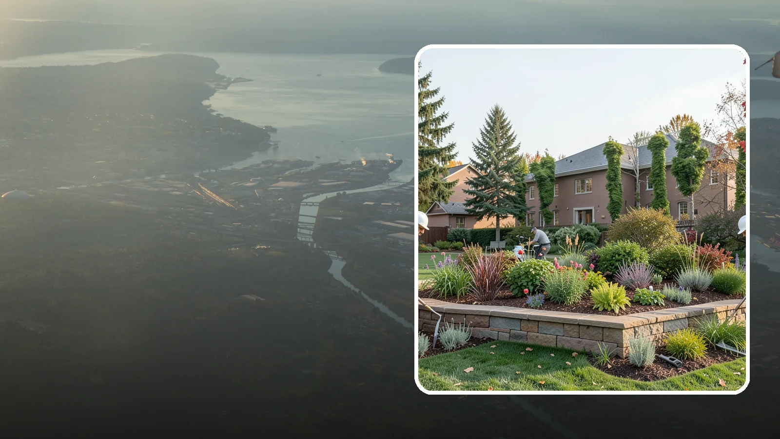 Garden Wall Installation in Fife, Pierce County, WA - Decorative low garden walls that define beds, add structure, and bring character to the landscape.