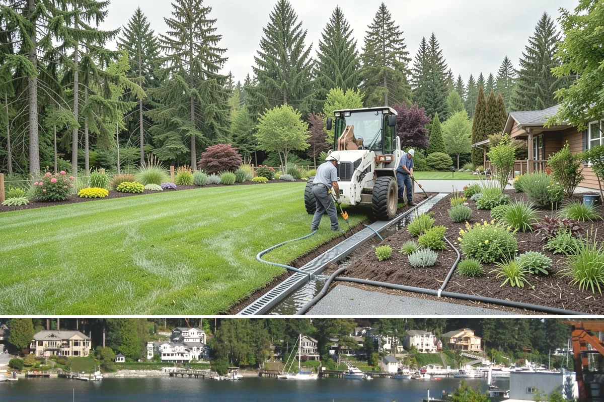 Garden Wall Installation in Gig Harbor, Pierce County, WA - Best built spring through fall.