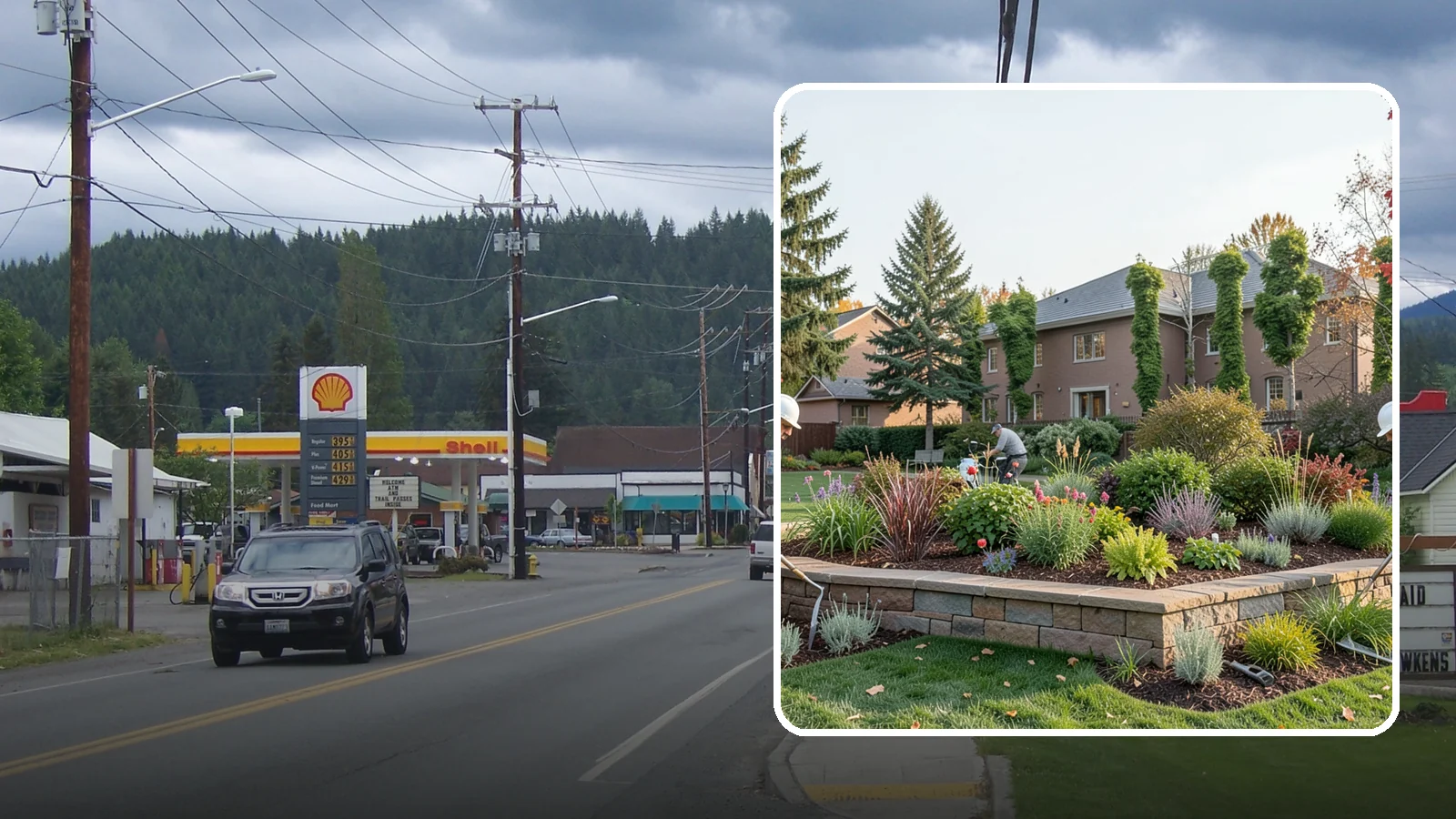 Garden Wall Installation in Granite Falls, Snohomish County, WA - Decorative low garden walls that define beds, add structure, and bring character to the landscape.