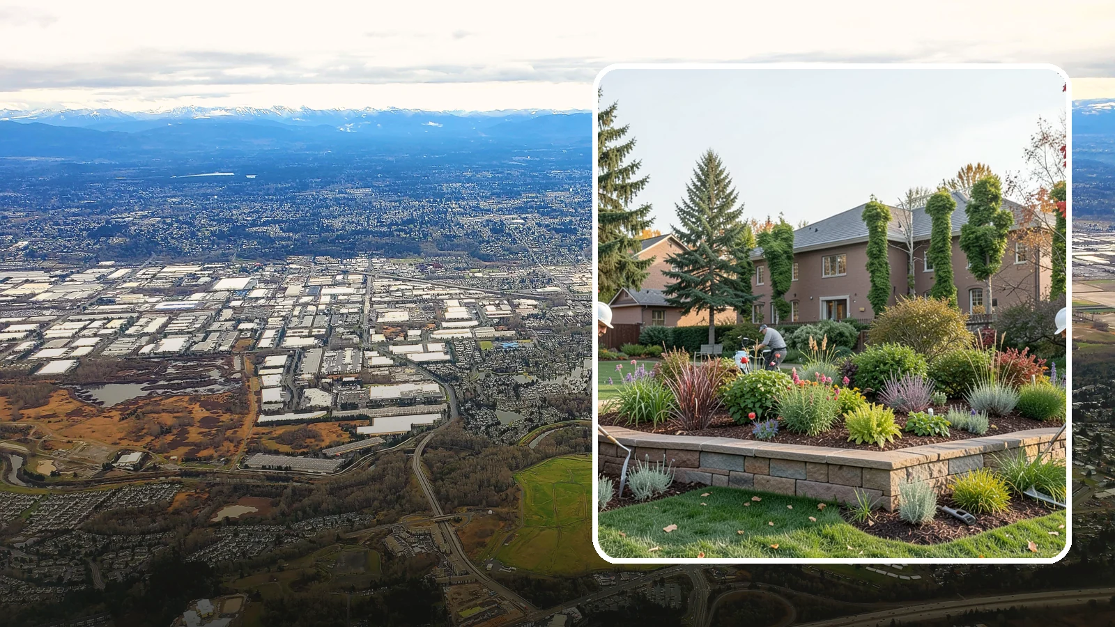Garden Wall Installation in Kent, King County, WA - Decorative low garden walls that define beds, add structure, and bring character to the landscape.